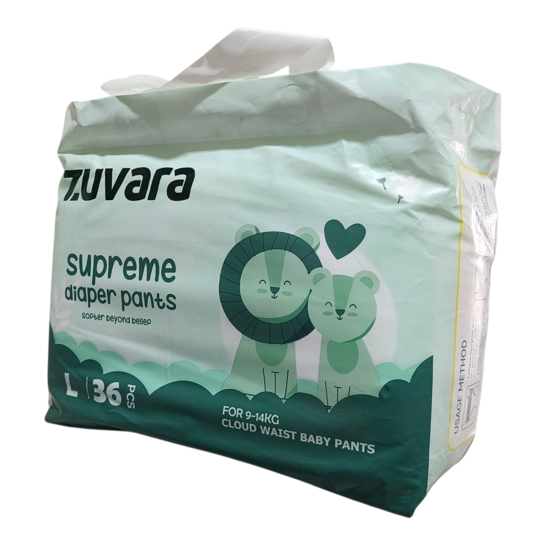 ZUVARA SUPREME DIAPER PANT - L (pack of 36 ) thumbnail 3